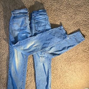 TWO PAIR OF LEVI JEANS
